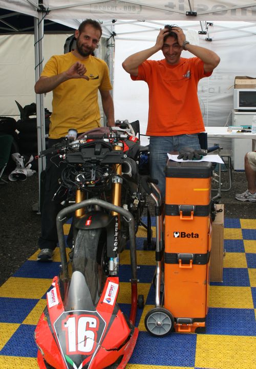 Olimpo Roberto e Albani Roberto Stock 1000 Motoclub Osio Sotto
